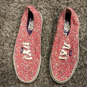 Vans Floral Patterned Canvas Shoes